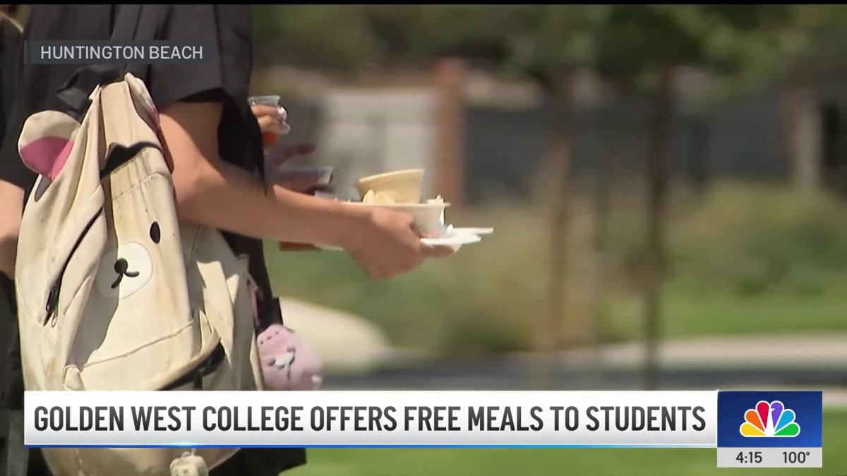 Golden West College students get free meals for first week of school