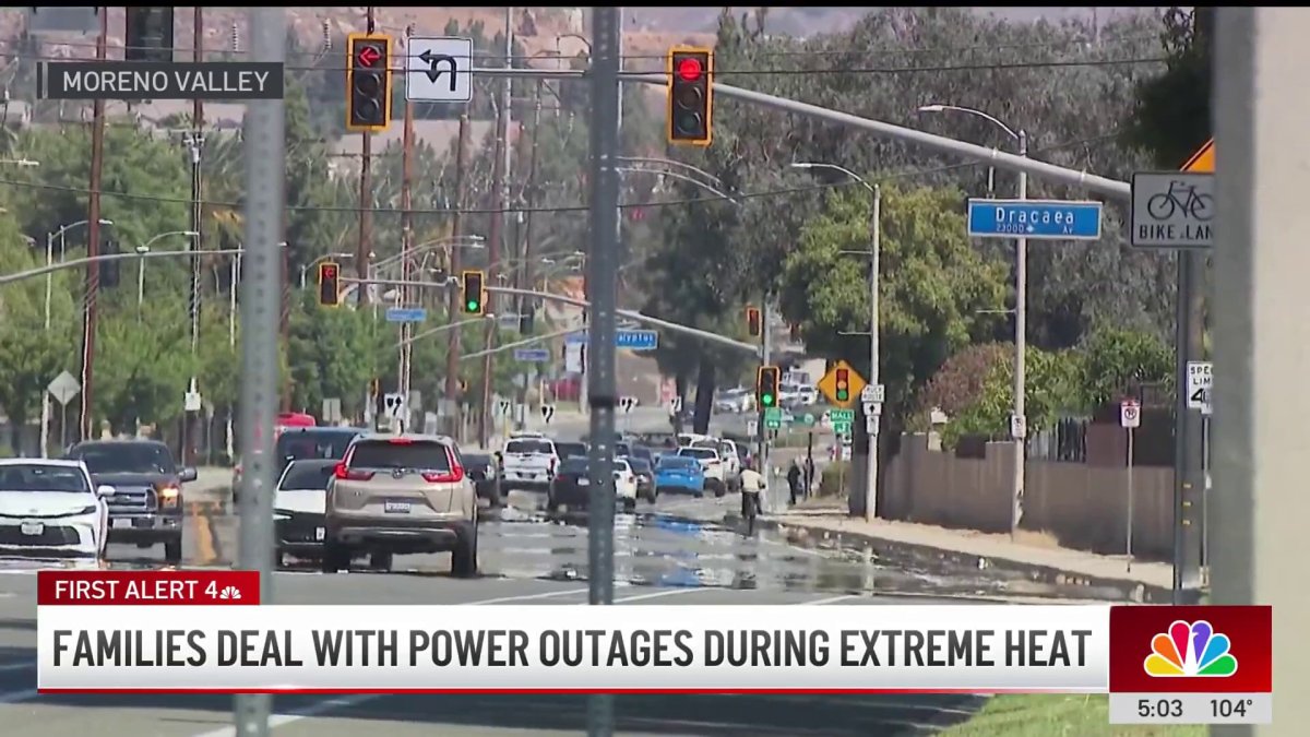 Moreno Valley families deal with power outages during extreme heat