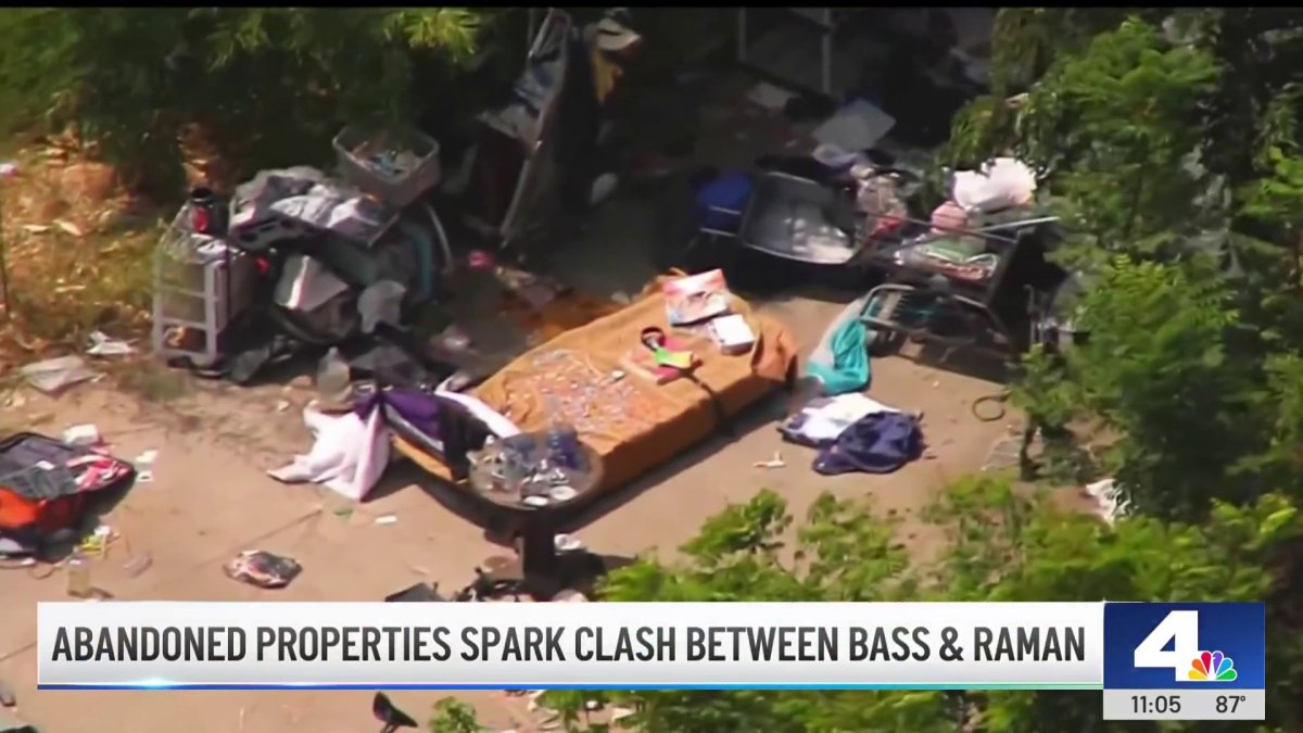Abandoned properties spark clash between Mayor Bass and Councilmember Raman