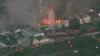 Newhall auto body shop fire spreads to other businesses