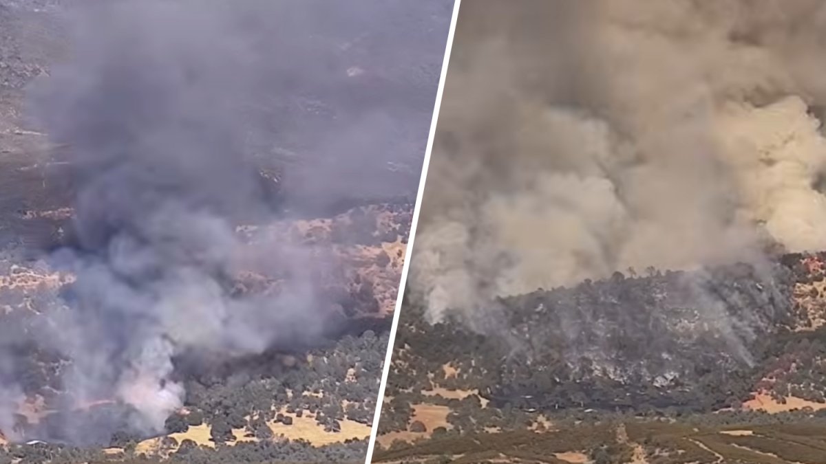Time-lapse video shows rapid spread of Gann Fire in Central California