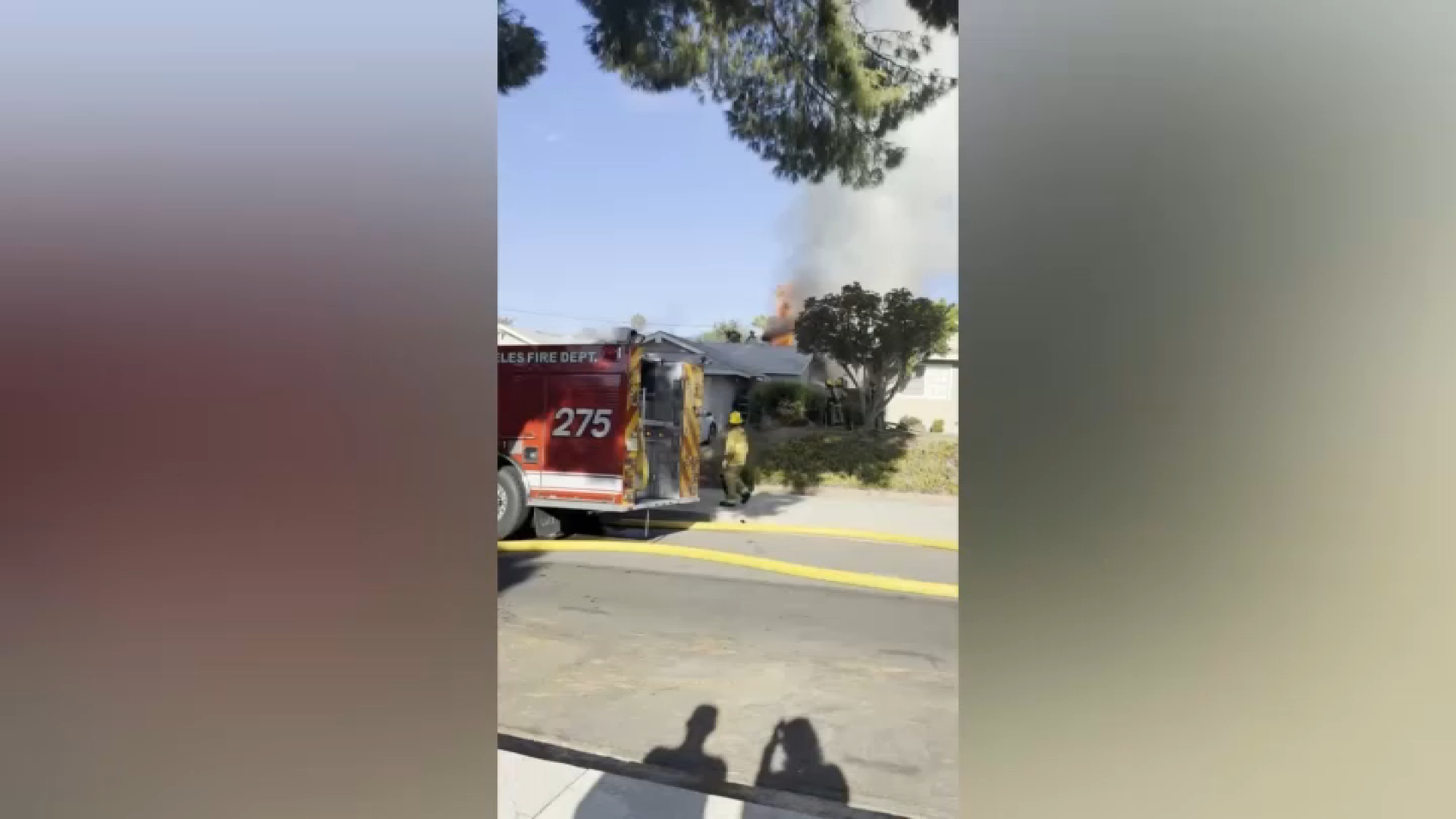 Person found dead in Granada Hills house fire; cause of blaze and death under investigation