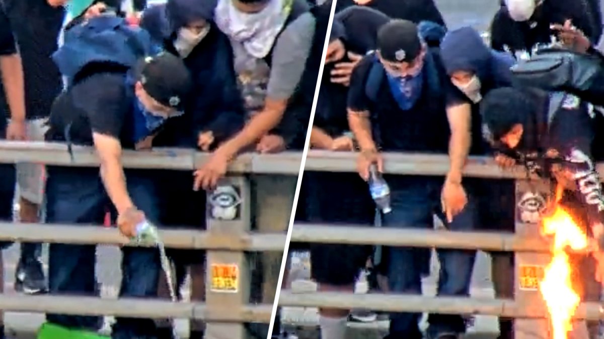 Man sentenced after pouring lighter fluid on CHP car during anti-ICE protest in 2025