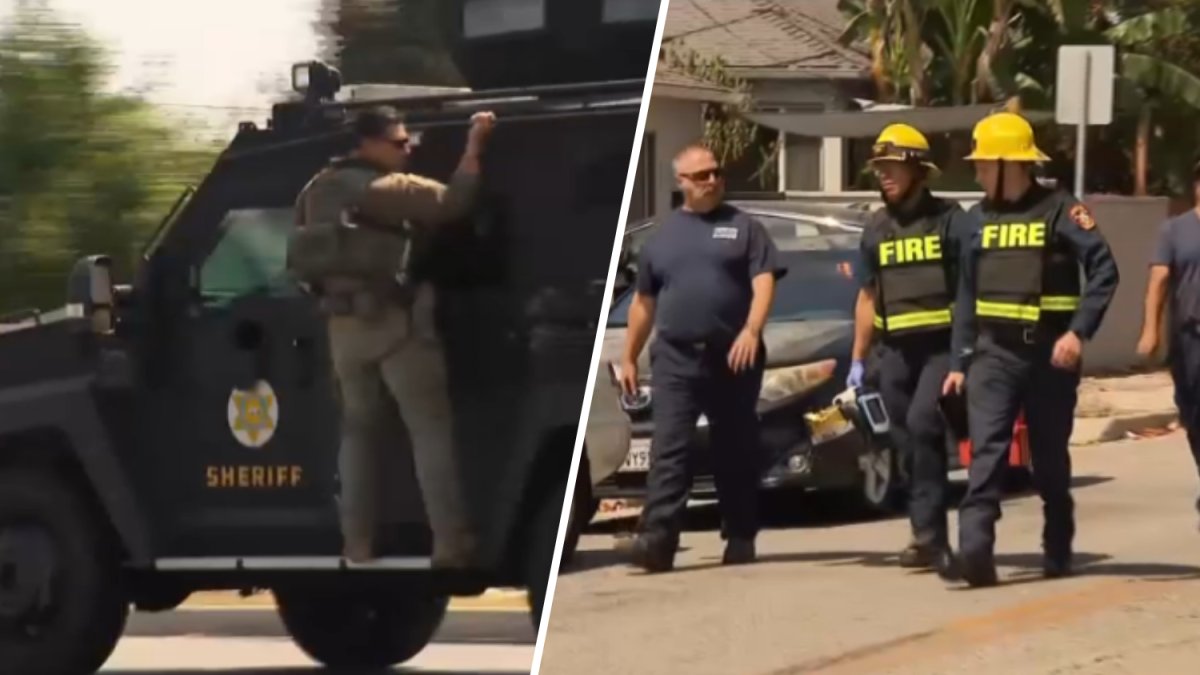 LA SWAT deputies arrest barricade suspect in Compton