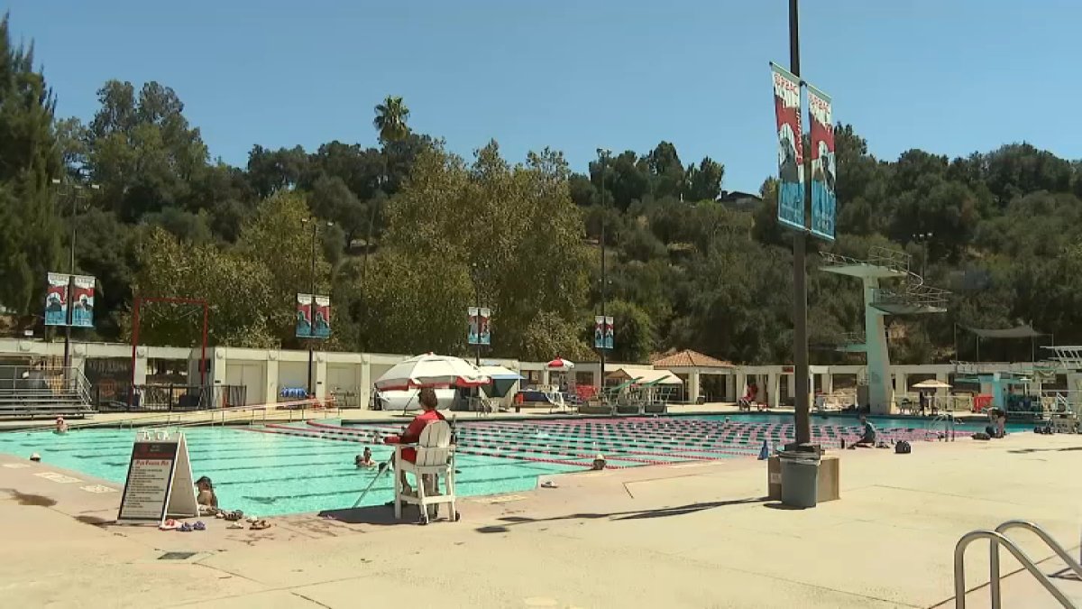 Swimmers enjoy last summer at Rose Bowl's pool before LA28 renovations