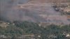 Brush fire burns in Whittier Narrows