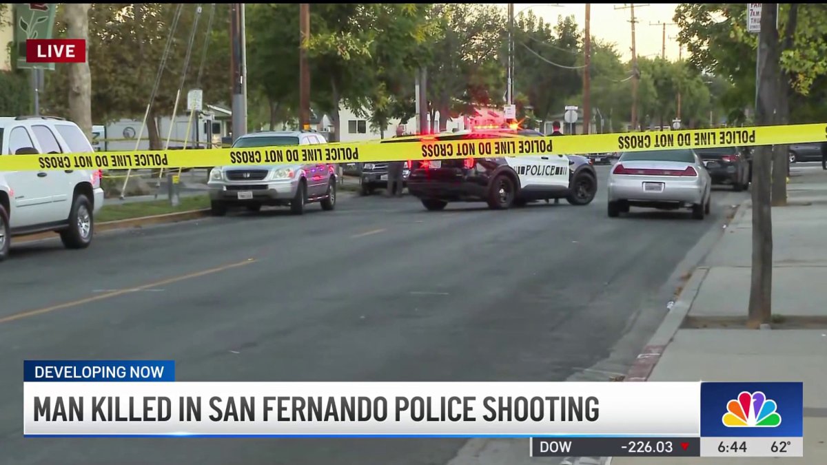 Man killed in San Fernando police shooting