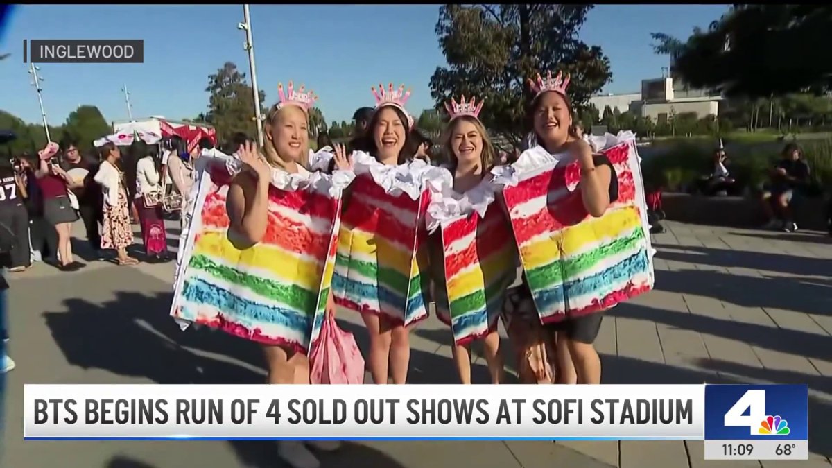 BTS ARMY enjoys good vibes ahead of SoFi Stadium performance