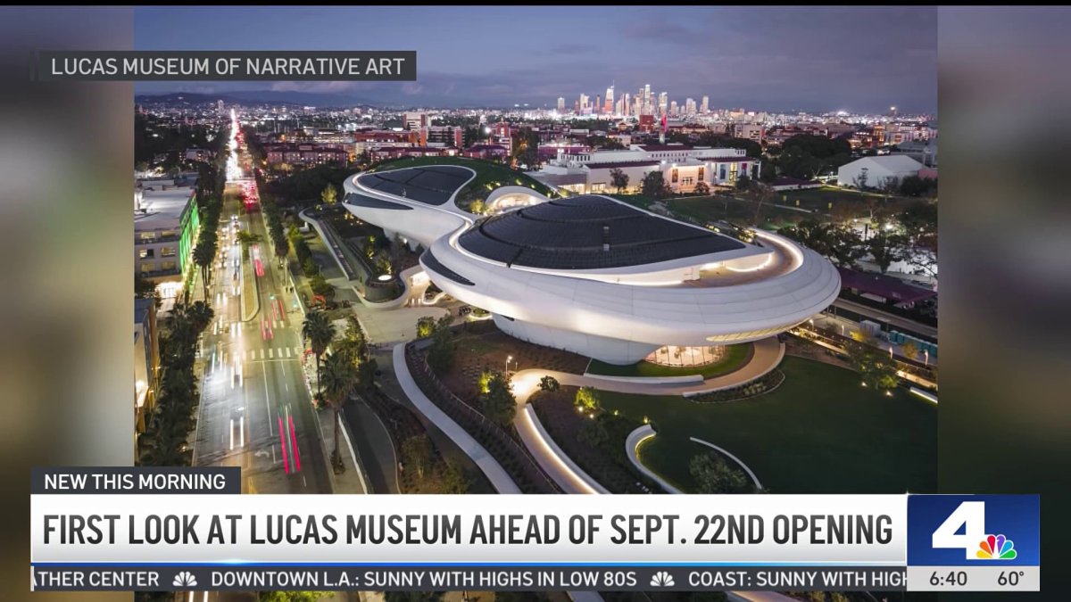 First look at Lucas Museum ahead of Sept. 22 opening
