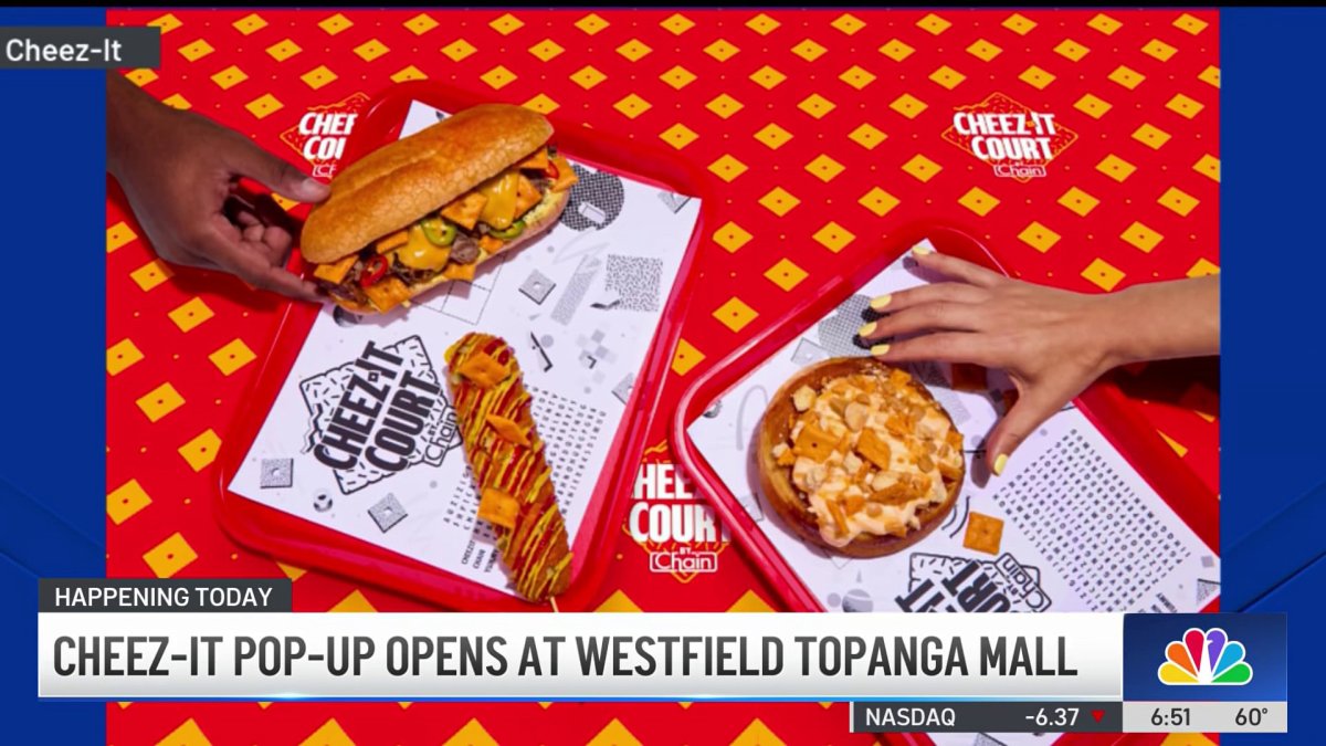 Cheez-It pop-up opens at Westfield Topanga Mall