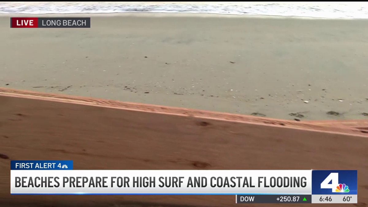 Beaches prepare for high surf and coastal flooding