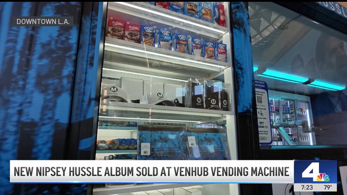 Nipsey Hussle's estate posthumously releases album, vending machine for physical copies