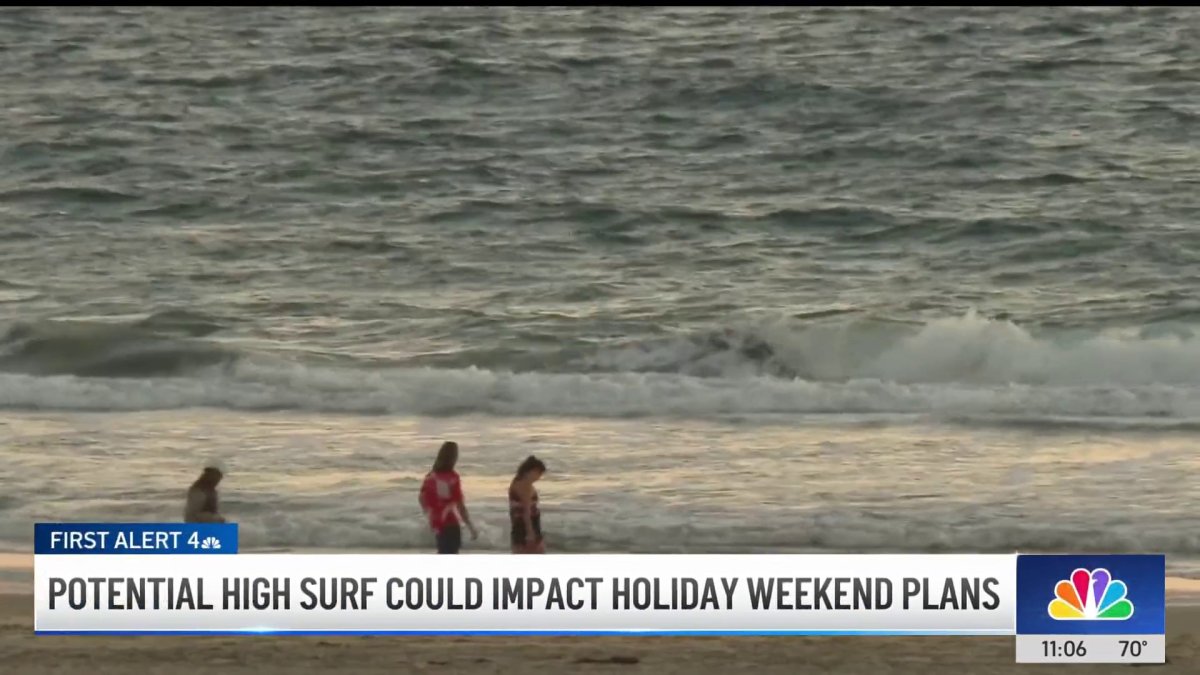 Potential high surf could impact SoCal residents' Labor Day weekend plans