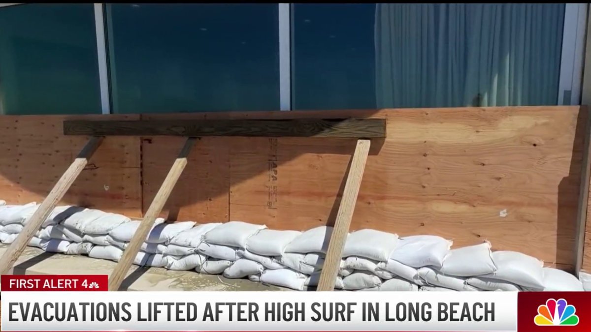Evacuations lifted in Long Beach, 1 home yellow-tagged