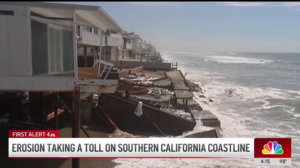 Erosion taking a toll on Southern California coastline