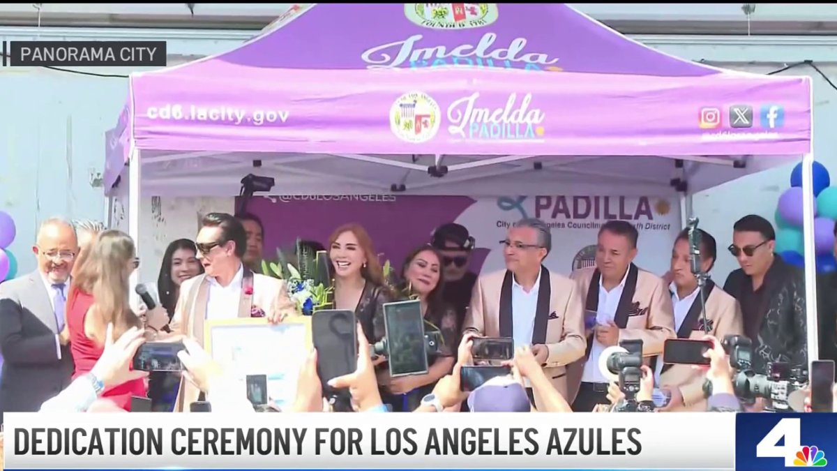 Panorama City dedicates plaza to mexican cumbia group Los Ángeles Azules