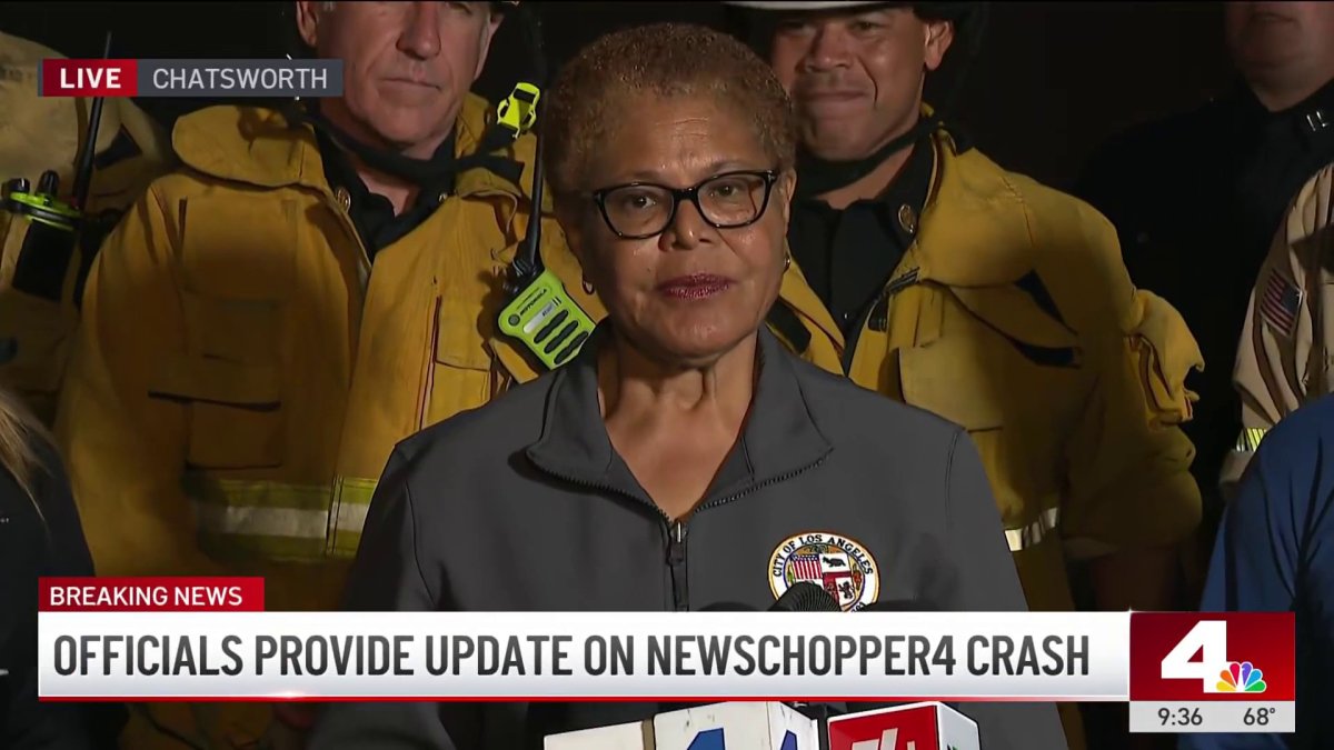 A heartbreaking night for our city': LA Mayor Karen Bass on bus crash, helicopter crash