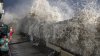 Scattered showers and high surf are in the Labor Day forecast