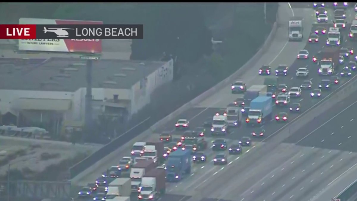 Long Beach shooting and pursuit shuts down part of 710 Freeway