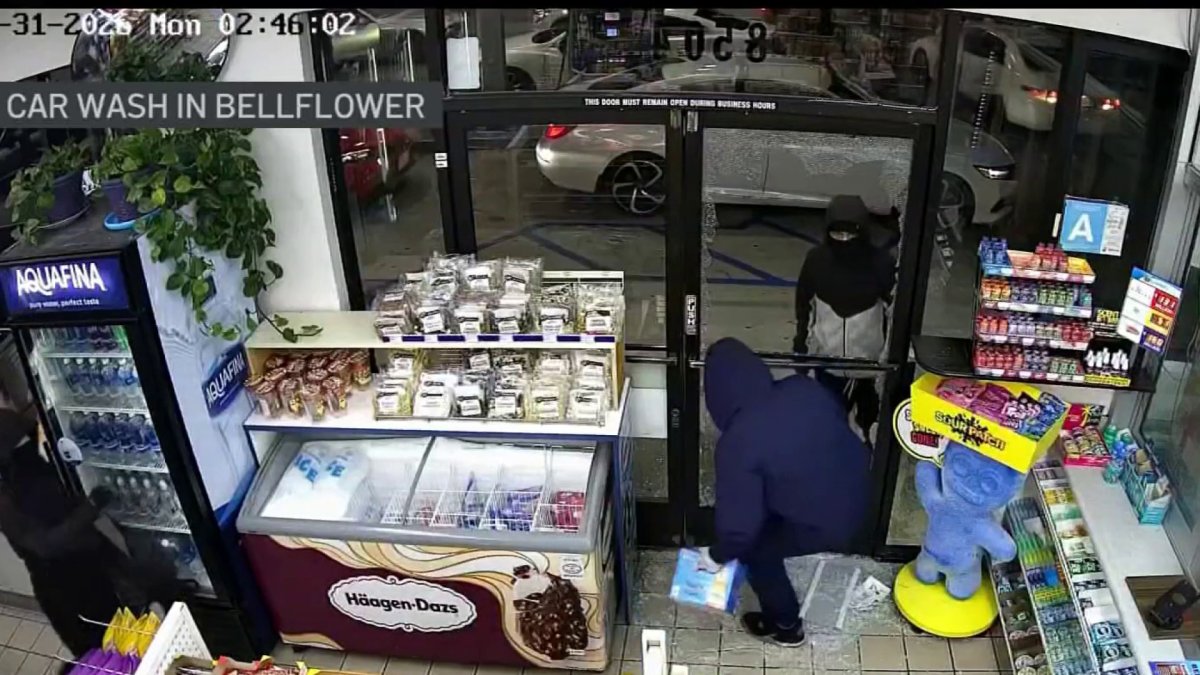 Bellflower gas station ransacked after street takeover