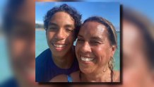 An undated image of Anthony Blas and his mother, Linda Blas.
