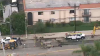 Explosion at Arleta street construction site blows out apartment windows