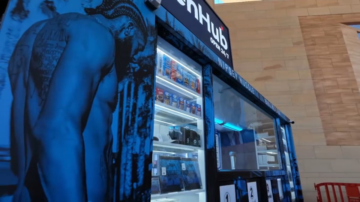 Unique vending machine sells physical copies of Nipsey Hussle's posthumous album