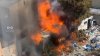 3 people, including 2 LAFD members, hospitalized during Westlake structure fire