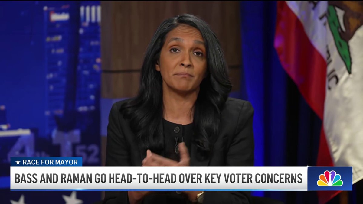 Go And Rgo Raman Bass, Raman go head-to-head over key voter concerns – NBC Los Angeles