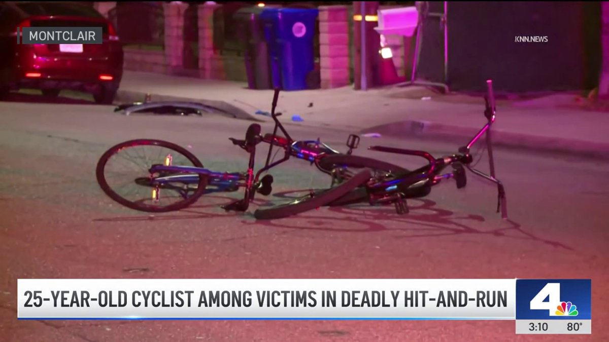 25-year-old killed during bike group riding in Montclair – NBC Los Angeles