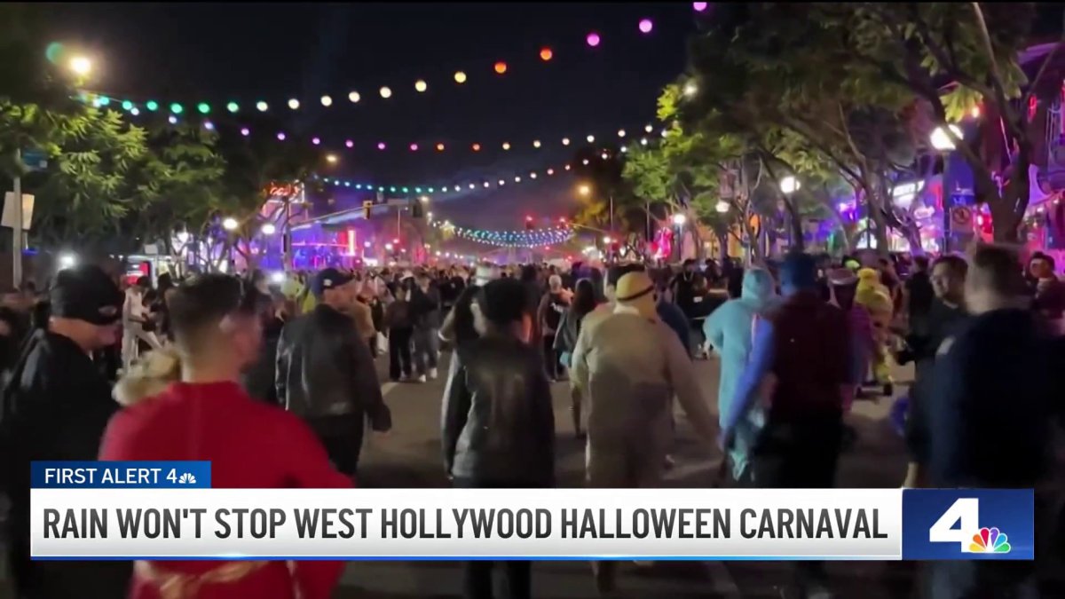 Rain won't stop West Hollywood Halloween Carnaval