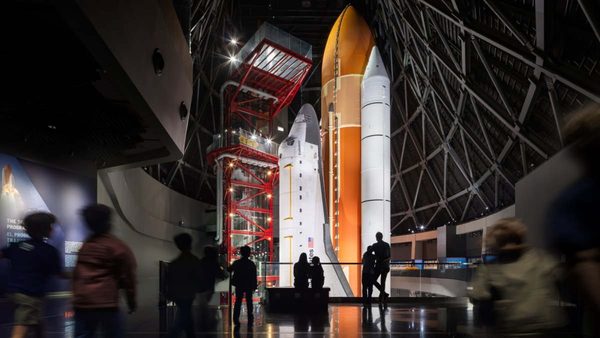Take a look inside Space Shuttle Endeavour's new state-of-the-art home