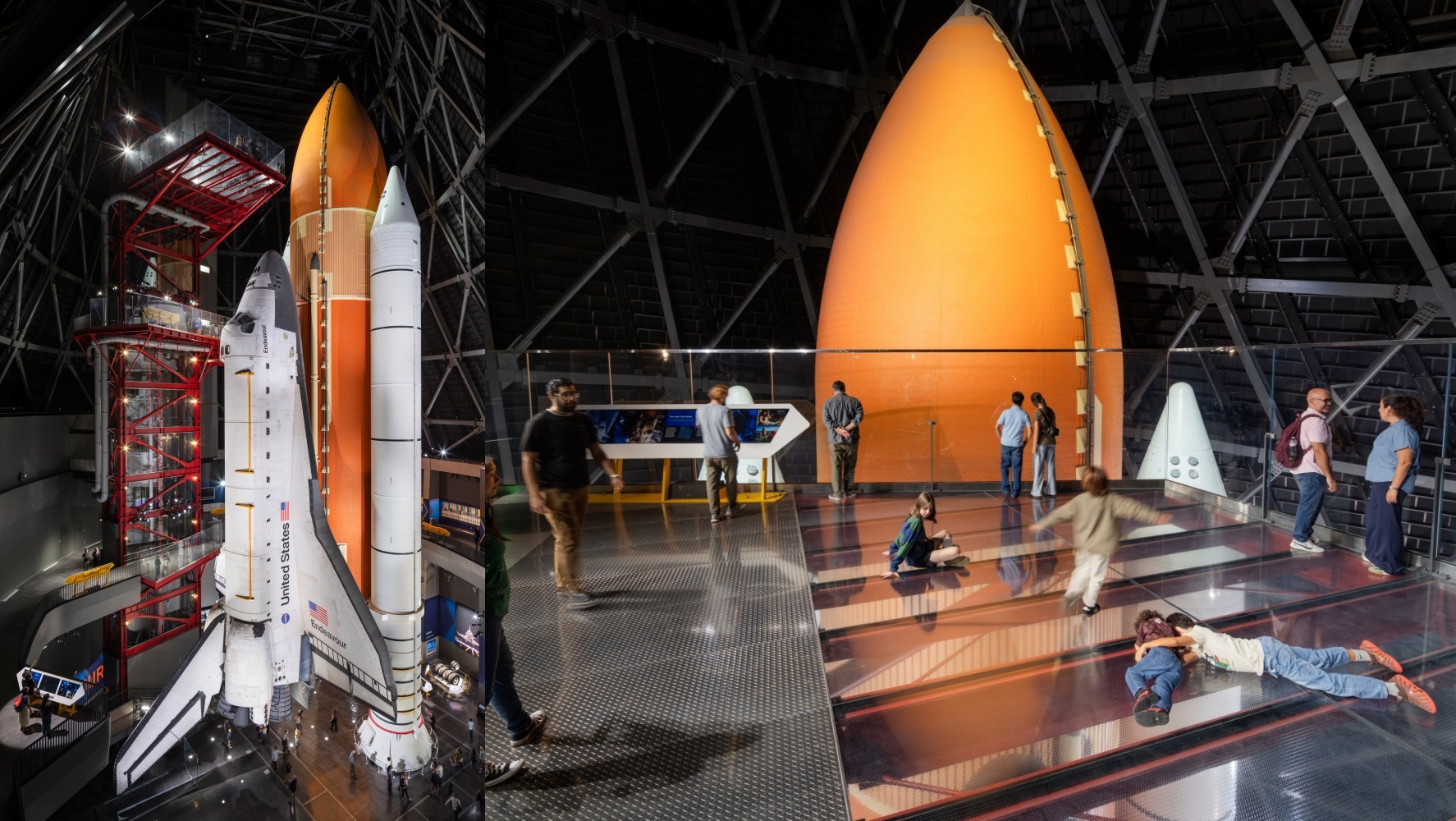 Take a look inside Space Shuttle Endeavour’s new state-of-the-art home ...