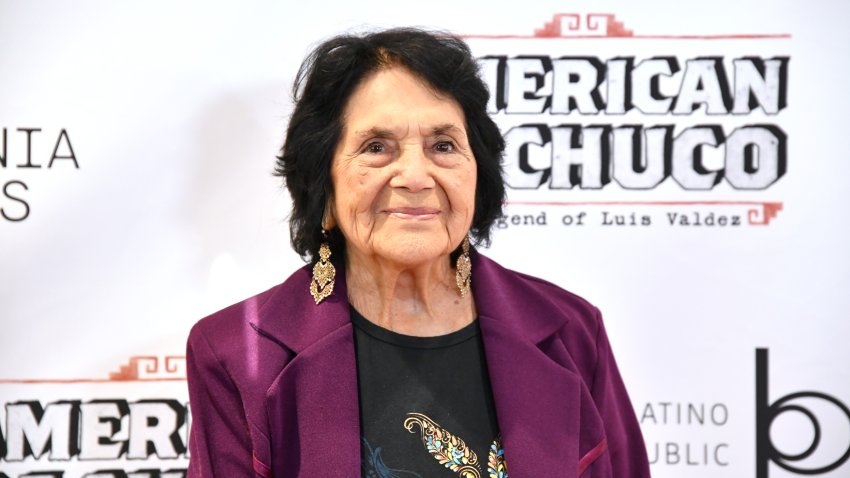 Dolores Huerta is pictured.