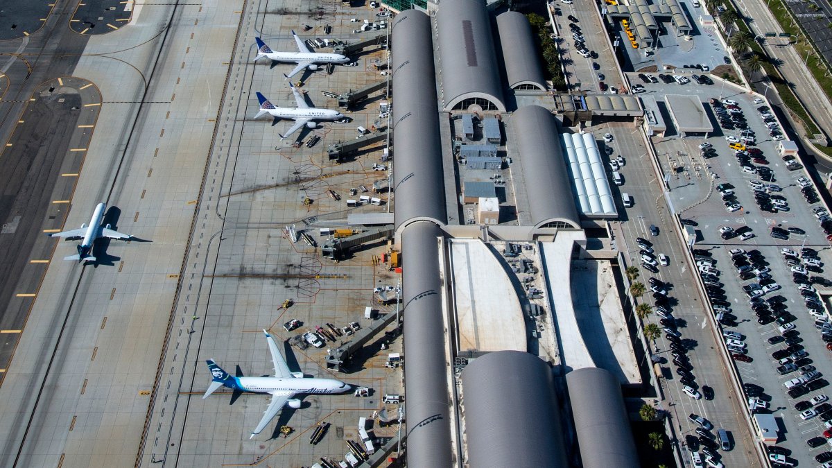 Passenger crashes stolen airfield tug at John Wayne Airport