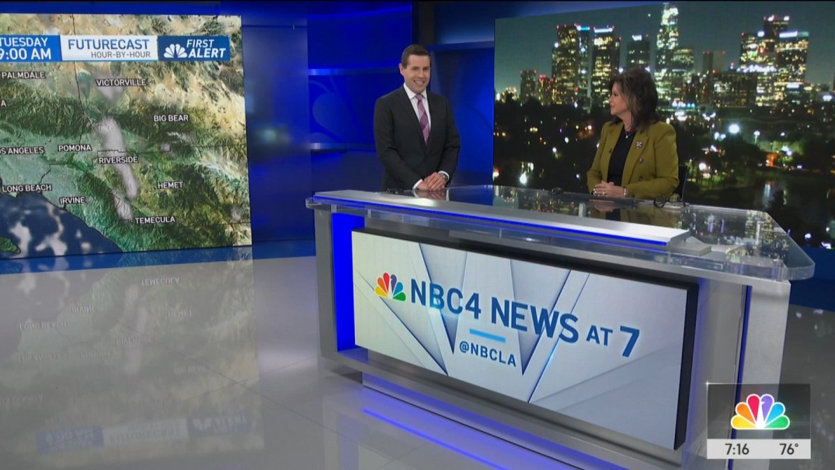 First Alert Forecast: Midweek Rain – NBC Los Angeles