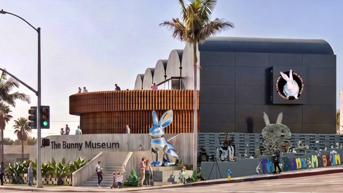Stream Corner The Bunny Museum hared, er, shared some renderings of its future home ...