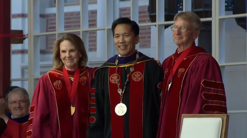 Beong-Soo Kim was formally installed as USC's 13th president on Friday, Oct. 16, 2026.