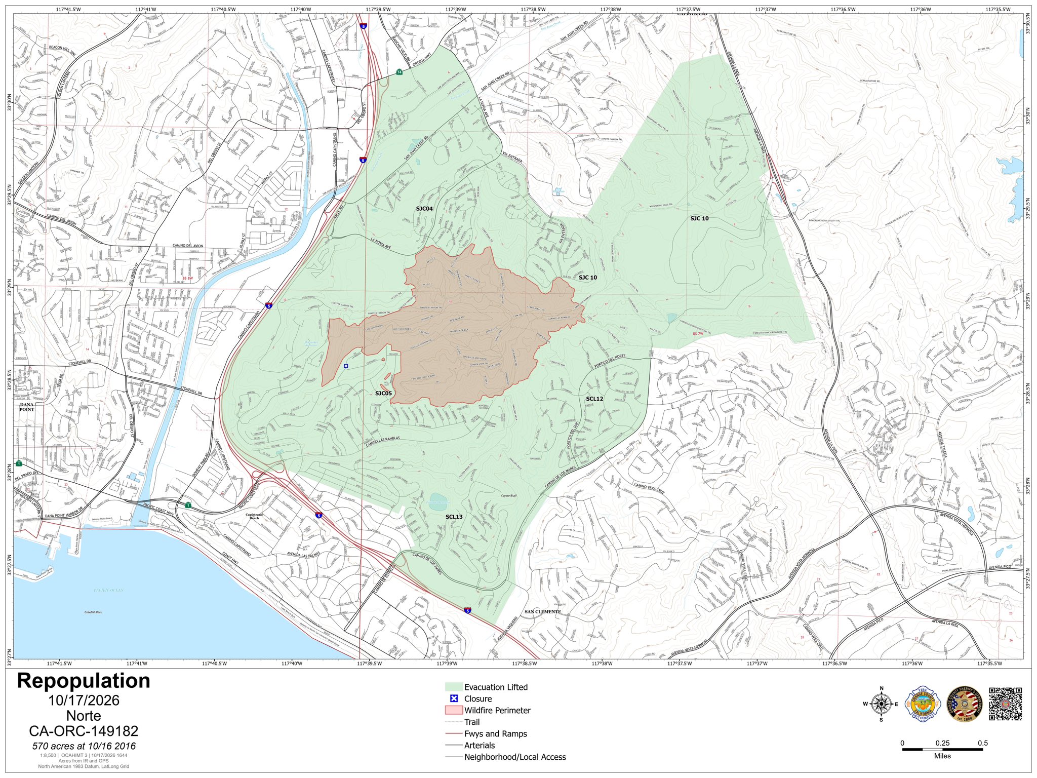 Evacuation orders for Norte Fire in south Orange County lifted – NBC ...