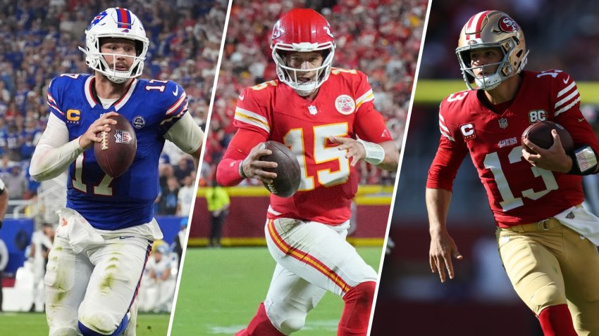 Josh Allen, Patrick Mahomes, Brock Purdy