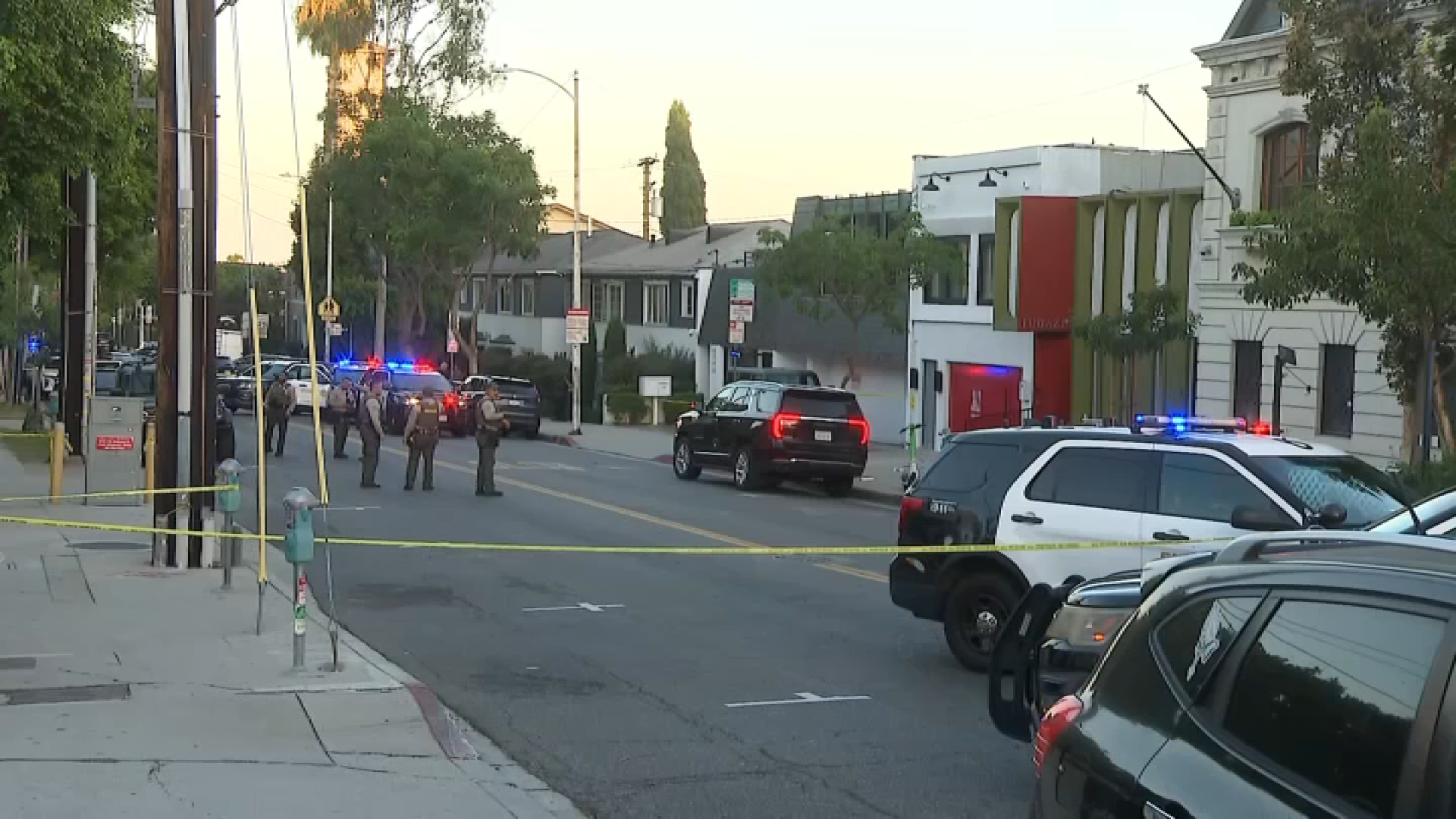 nbclosangeles.com - LASD searches for suspects after man found shot inside Ferrari in West Hollywood