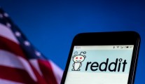 Reddit social networking website seen displayed on a smart phone. Reddit has recently come under fire for their handling of Russian hacking on the website, which is the 5th most viewed in the US.