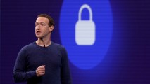 In this May 1, 2018, file photo, Facebook CEO Mark Zuckerberg speaks during the F8 Facebook Developers conference in San Jose.
