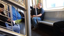 Couple Sets Up Tent on Subway, Crawl Inside, Smoke: Witness