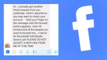 Facebook Cloned Accounts Message Is Fake; Don