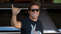 Nick Woodman, founder and chief executive officer of GoPro, gestures as he arrives on the first day of the annual Allen & Company Sun Valley Conference, July 11, 2017 in Sun Valley, Idaho