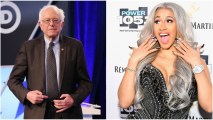 Bernie Sanders and Cardi B agree on the importance of social security for senior citizens.