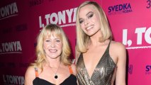 Tonya Harding and Margot Robbie attend NEON and 30WEST Present the Los Angeles Premiere of "I, Tonya" Supported By Svedka on December 5, 2017 in Los Angeles, California.