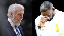 LeBron James says his emotions got away from him when discussing the death of Erin Popovich, wife of San Antonio Spurs coach Gregg Popovich.