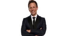 BEVERLY HILLS, CA - JANUARY 12: Actor Seth Meyers poses for a portrait during the 71st Annual Golden Globe Awards held at The Beverly Hilton Hotel on January 12, 2014 in Beverly Hills, California. (Photo by Dimitrios Kambouris/Getty Images)